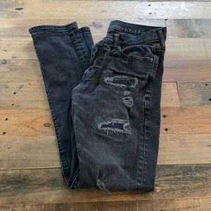 Abercrombie Langdon Skinny Distressed Stretch Denim
